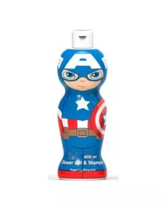 Captain America Champô e Gel de Banho 2 em 1 400ml