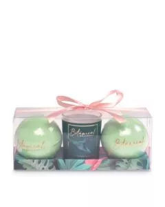 Botanical Welness Coffret Botanical Fizzer Balls&Candle