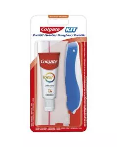 Colgate Kit Portátil Pasta de Dentes + Escova de Dentes Média 1un.