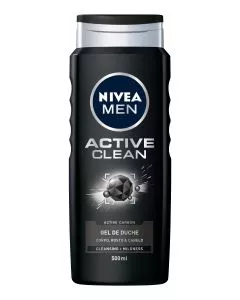 Nivea Gel de Banho For Men Active Clean 500ml